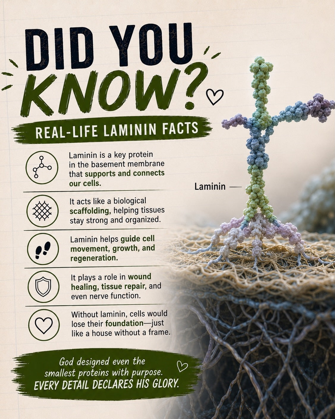DID YOU KNOW? | Laminin-Protein Facts