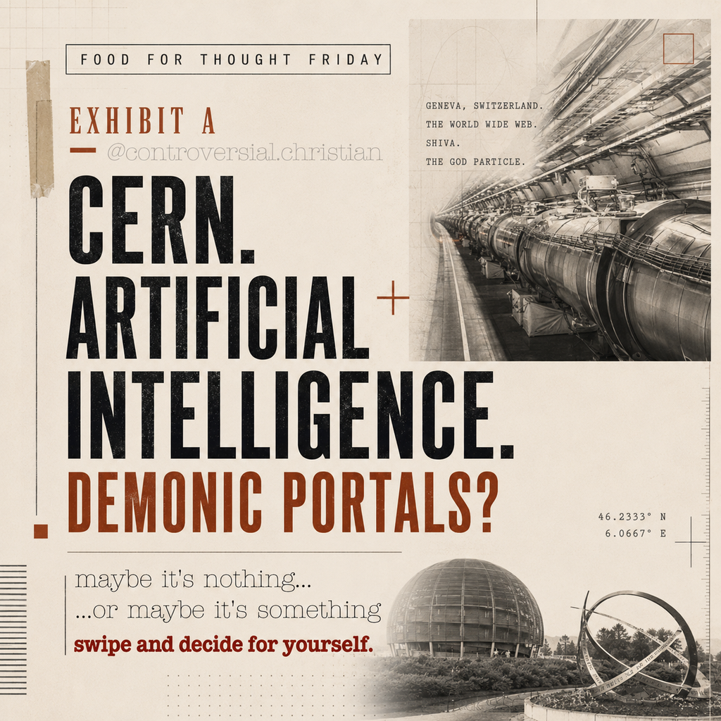 FOOD-FOR-THOUGHT | AI & CERN (Demonic Portals)