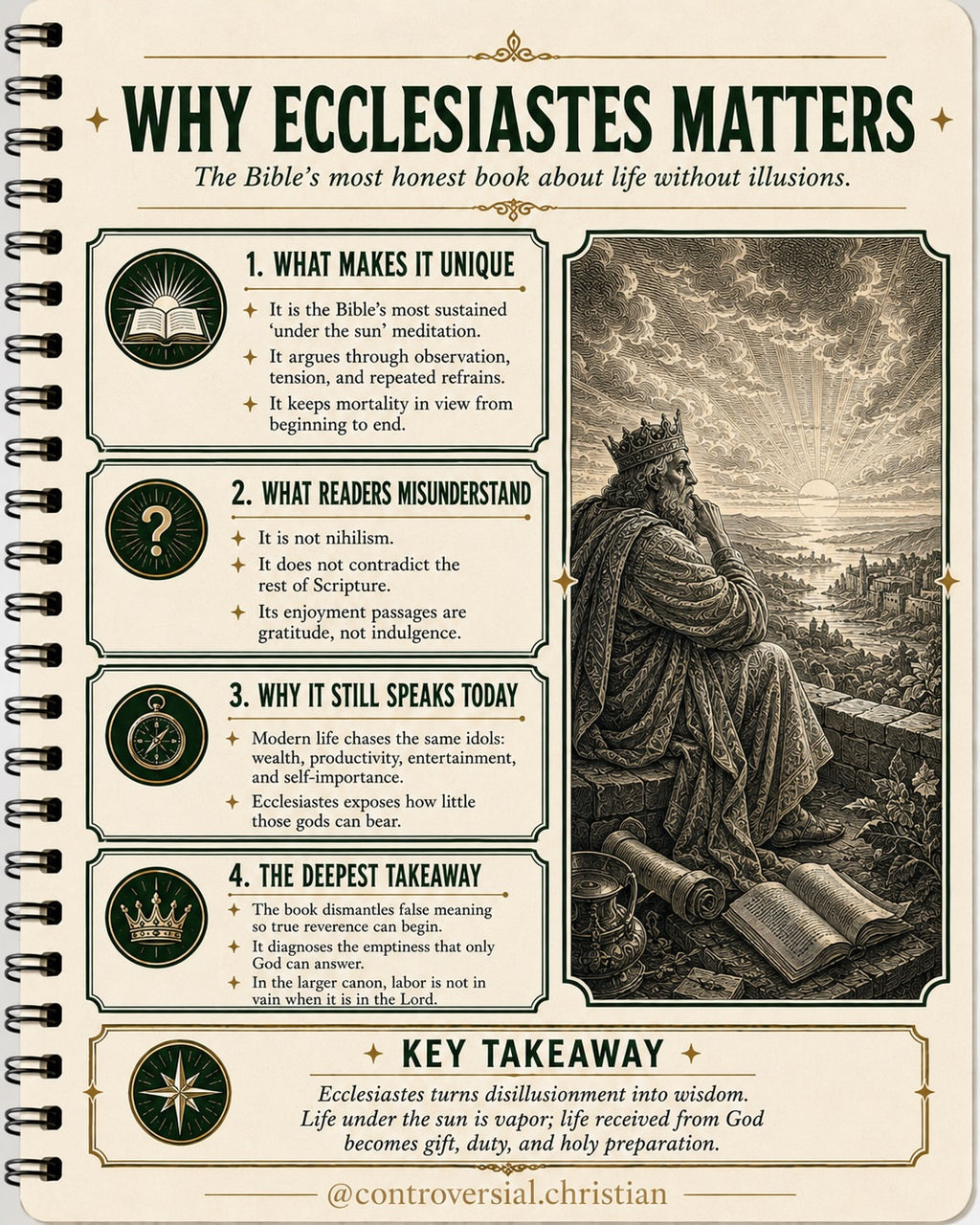 GUIDEBOOK | [21] | Ecclesiastes