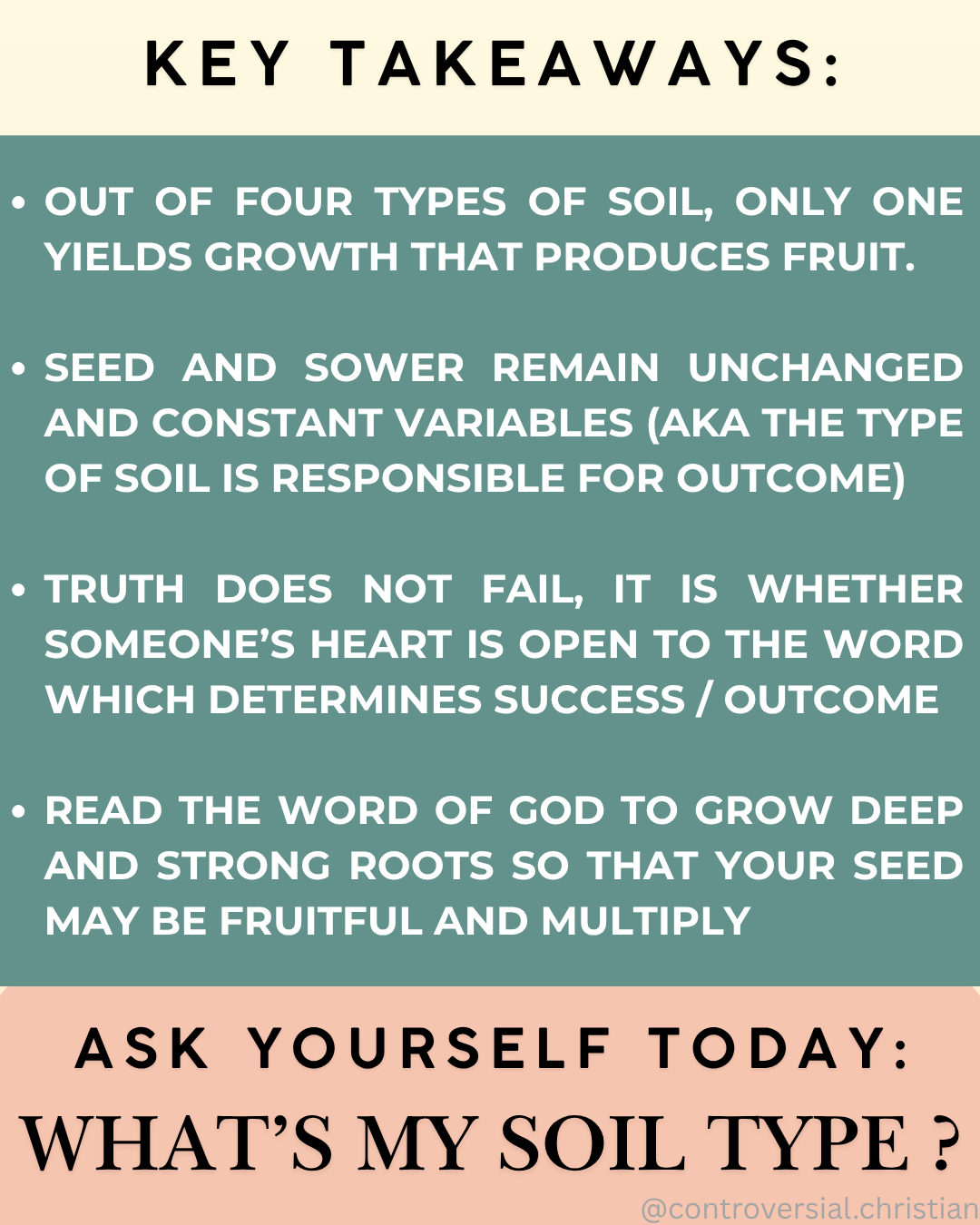 40-PARABLES | [1] | The Sower & 4 Soils