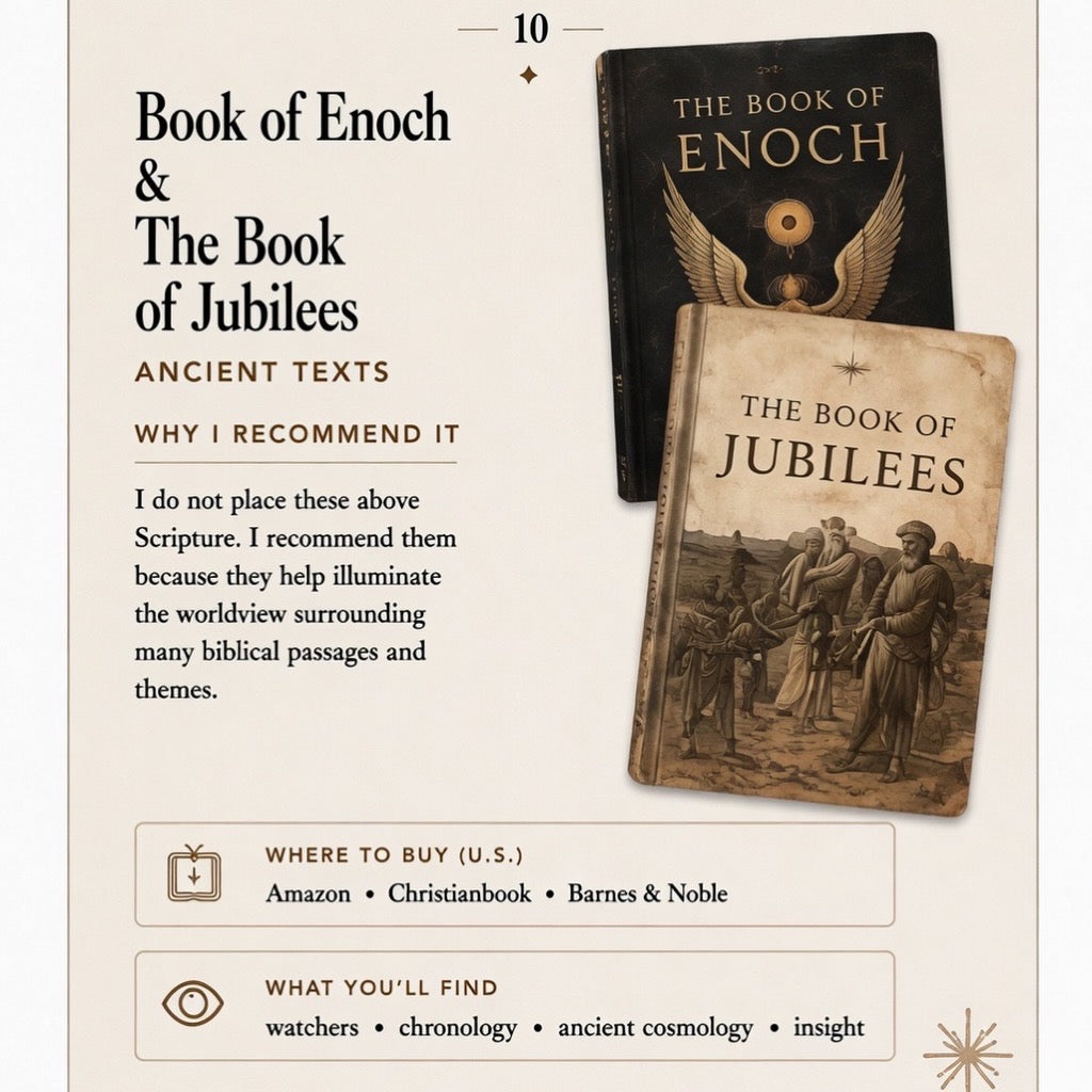 RECOMMENDATIONS | Books & Ancient Texts