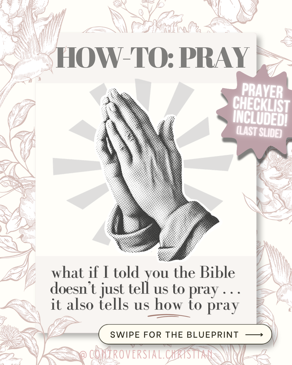 CHRISTIANITY 101 | How-To Pray
