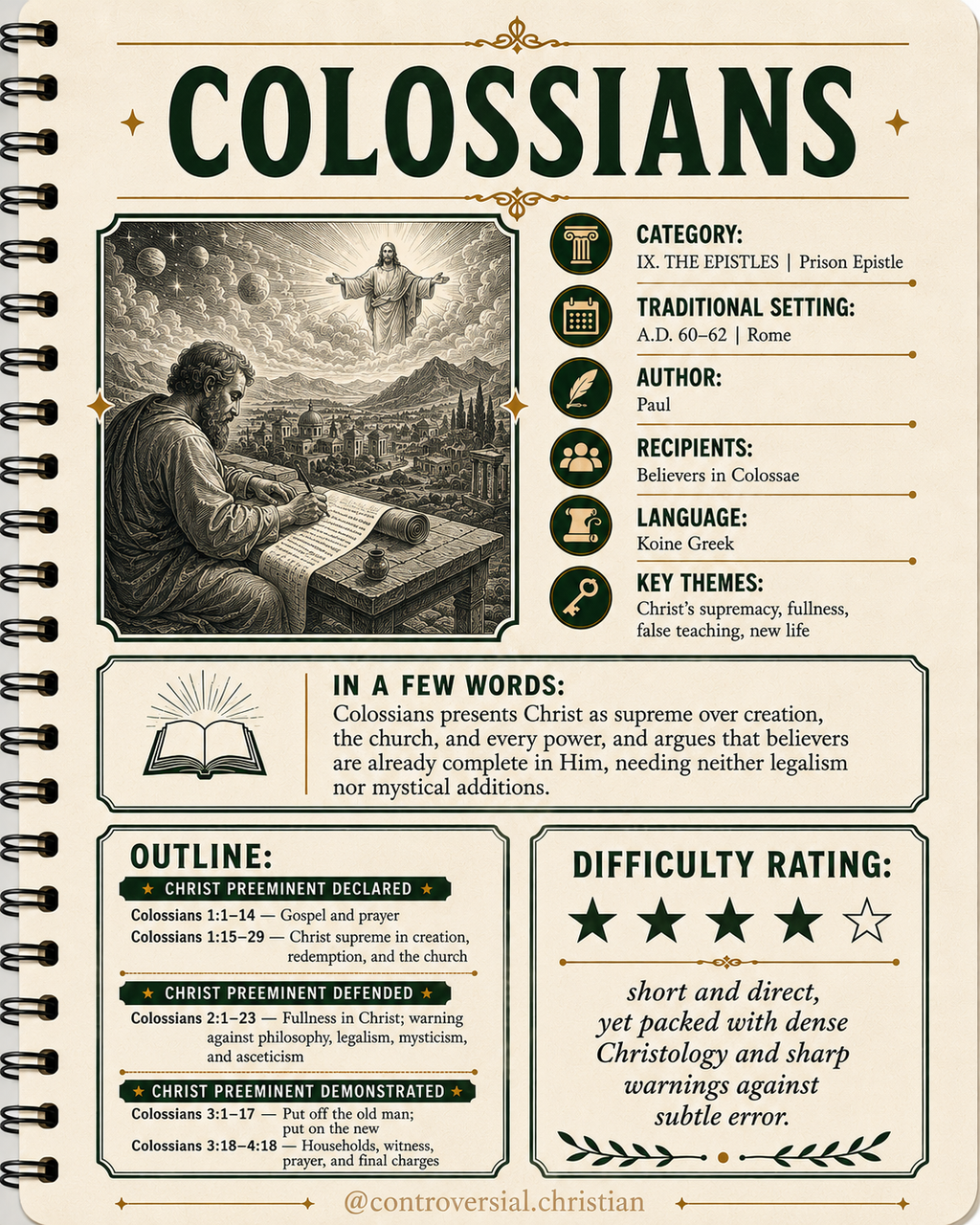 Guidebook: [51] Colossians