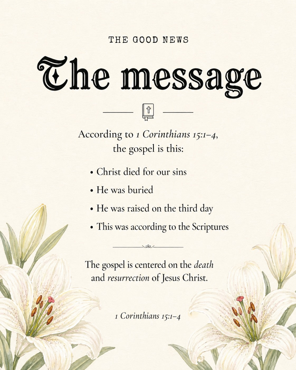 CHRISTIANITY 101 | Defining 'The Gospel'