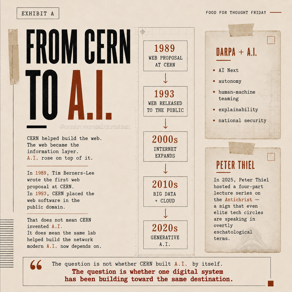 FOOD-FOR-THOUGHT | AI & CERN (Demonic Portals)