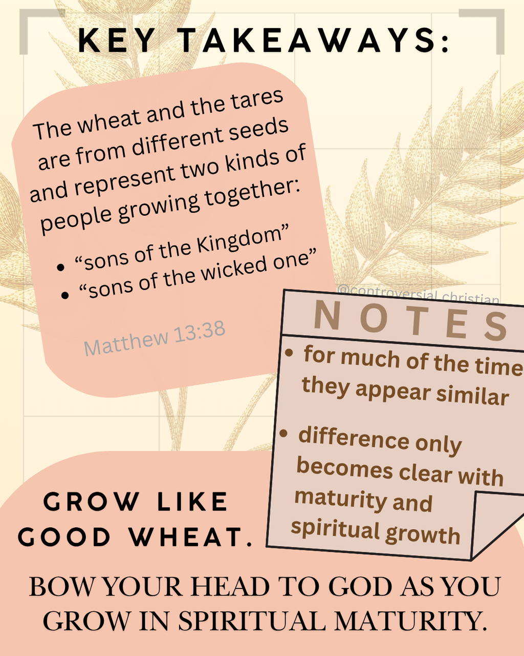 40-PARABLES | [2] | The Tares & The Wheat