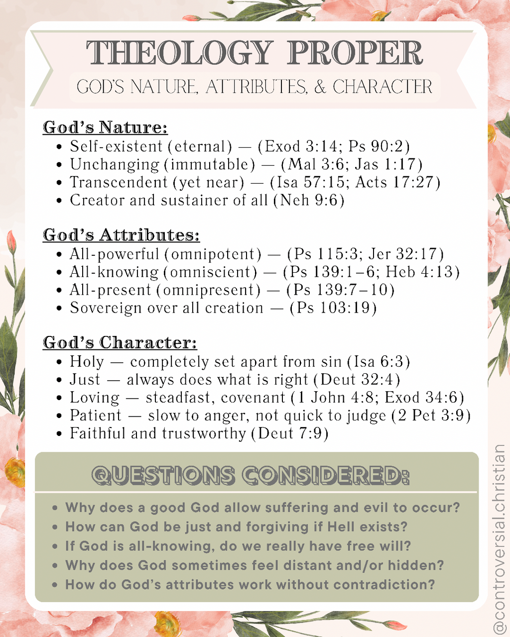 CHRISTIANITY 101 | Overview of Topics