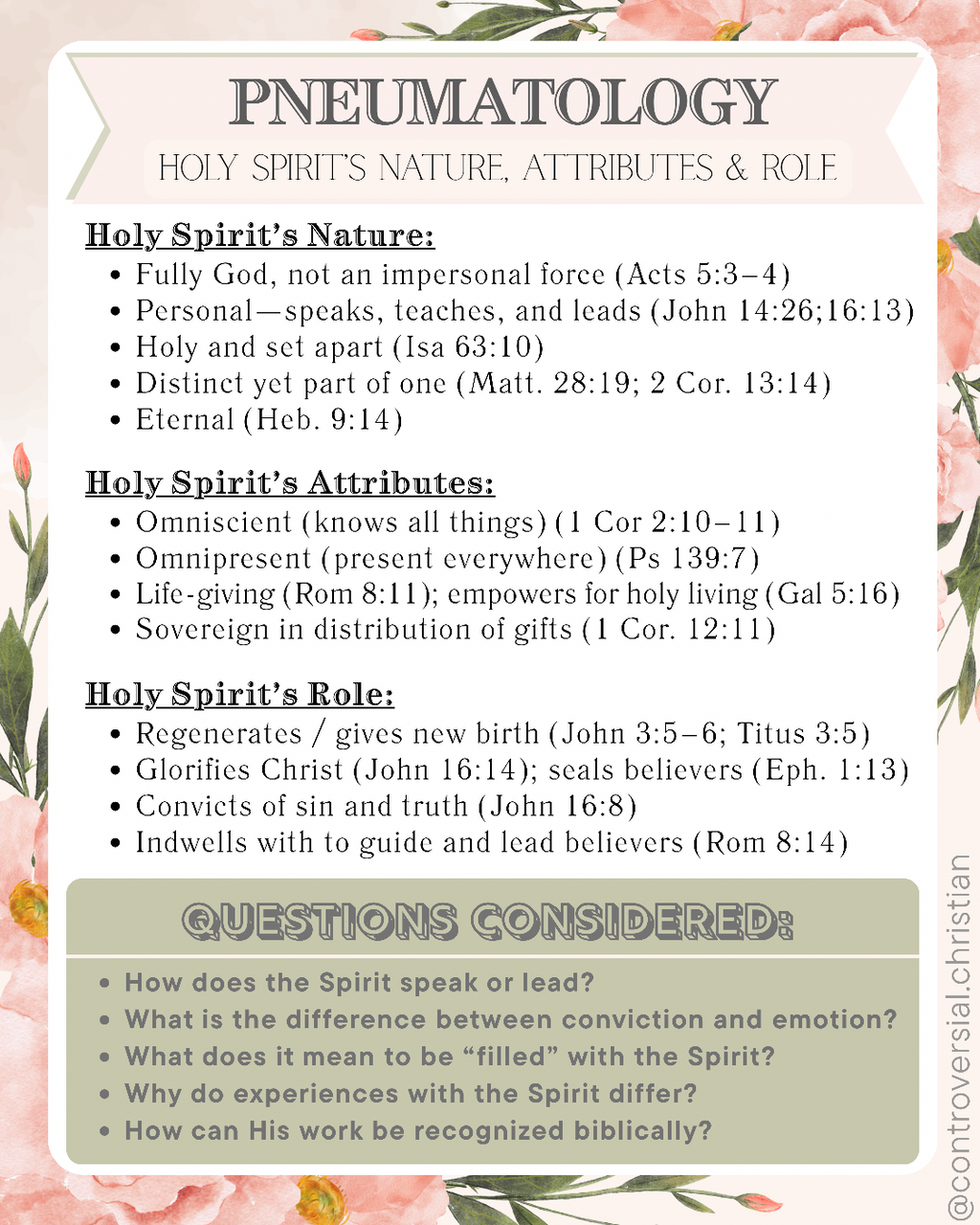 CHRISTIANITY 101 | Overview of Topics