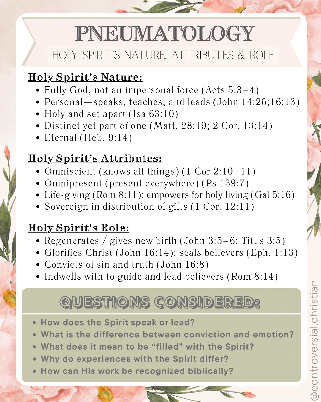 CHRISTIANITY 101 | Overview of Topics