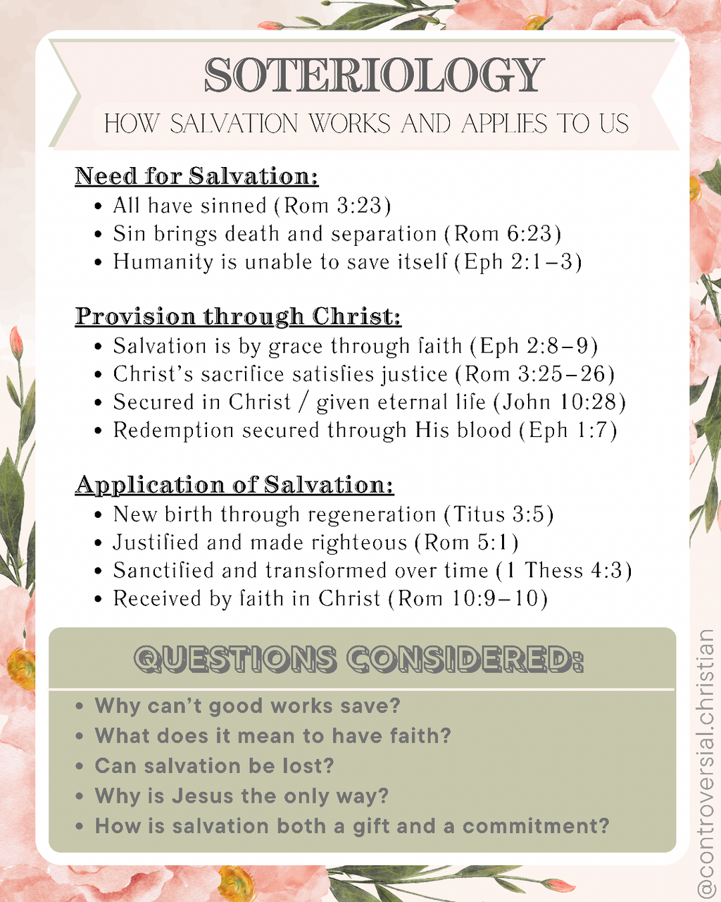 CHRISTIANITY 101 | Overview of Topics