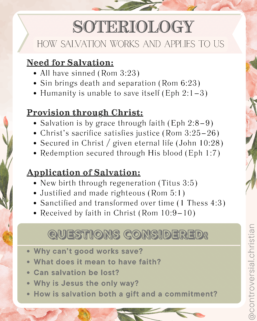 CHRISTIANITY 101 | Overview of Topics