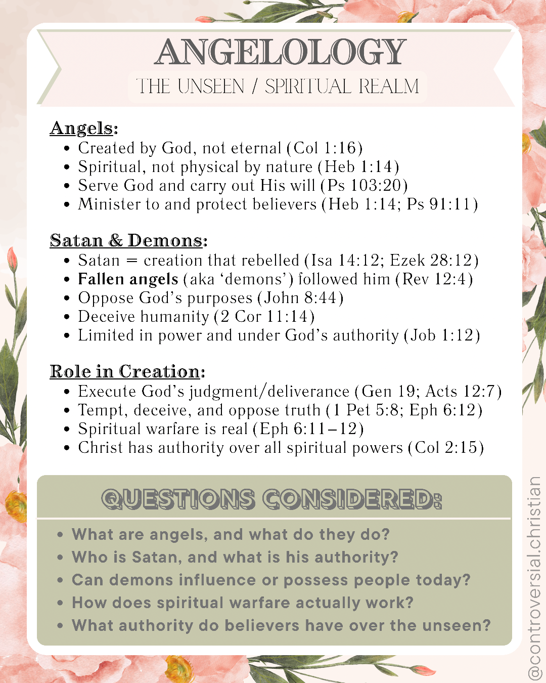 CHRISTIANITY 101 | Overview of Topics